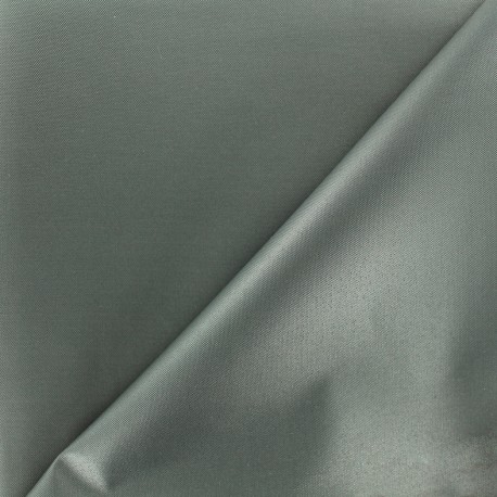 Tissu toile polyester souple imperméable - gris x 10cm
