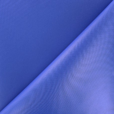 Tissu toile polyester souple imperméable - bleu roy x 10cm