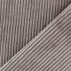 Tissu velours à grosses côtes Lisboa - brun x10cm
