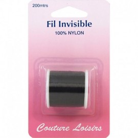 Bobine de fil invisible fumé 200m - Couture loisirs 