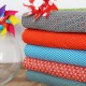 Tissu coton Oeko-Tex Petit Pan Pépin - bleu x 10cm
